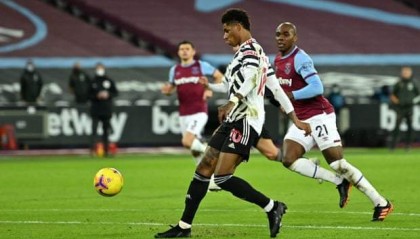  曼联逆转绝杀西汉姆，拉什福德补时世界波定乾坤  